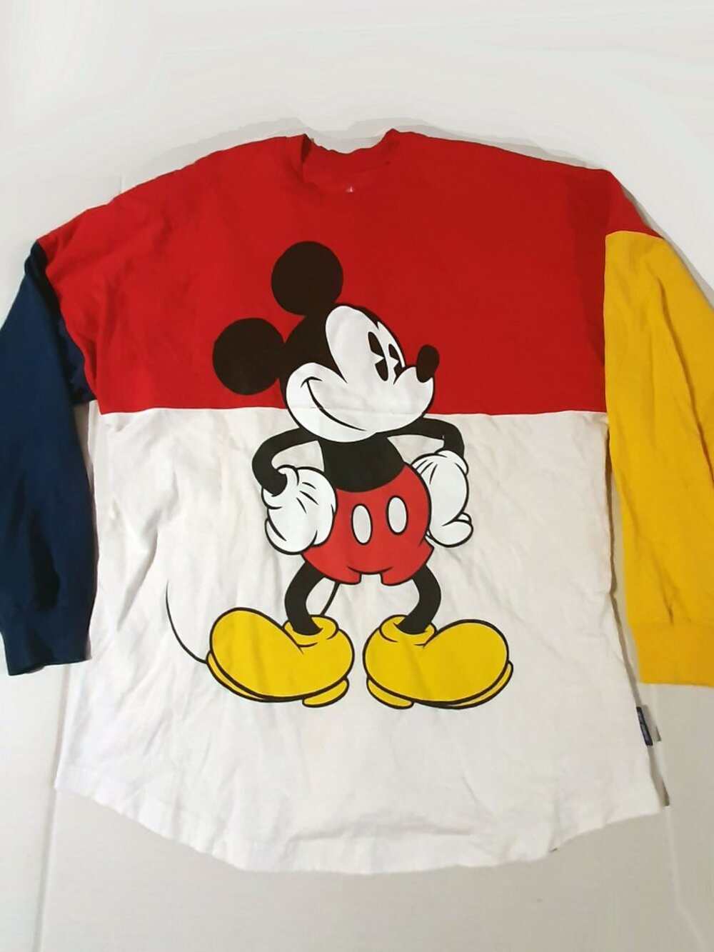 vintage Disney Mickey Mouse Spirit Jersey adult large red gold graphic spellout - Picture 3 of 10